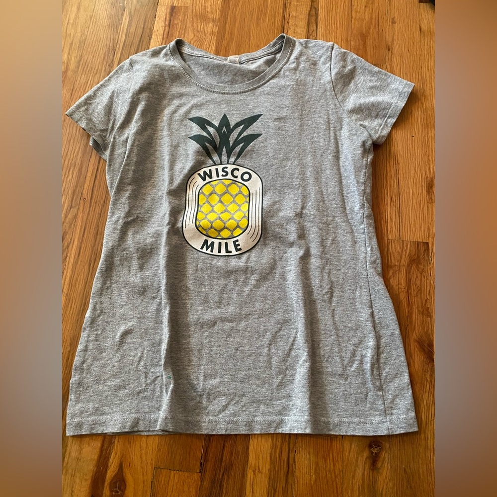 Wisco mile running tee VINTAGE NIKE